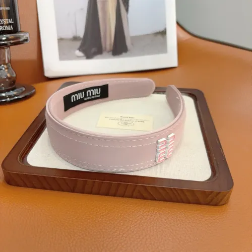 Replica MIU MIU Headband For Women #1446829 $27.00 USD for Wholesale