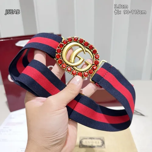 Cheap Gucci AAA Quality Belts In Navy For Women #1446913, $$48.00 USD On Gucci AAA Quality Belts