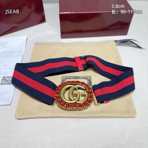 Replica Gucci AAA Quality Belts In Navy For Women #1446913 $48.00 USD for Wholesale