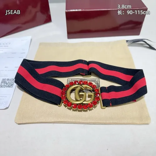 Replica Gucci AAA Quality Belts In Black For Women #1446914 $48.00 USD for Wholesale