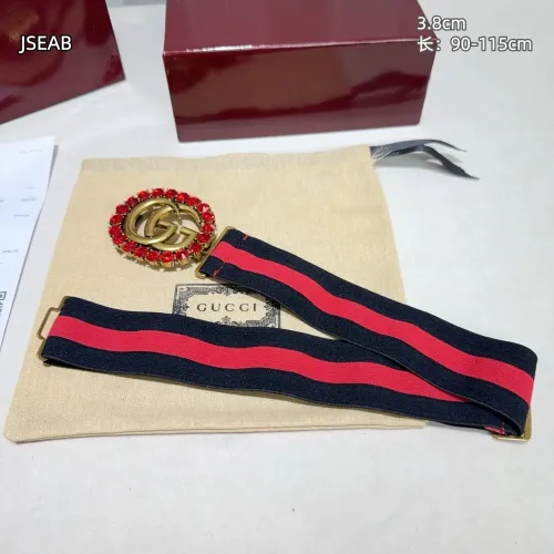 Replica Gucci AAA Quality Belts In Black For Women #1446914 $48.00 USD for Wholesale