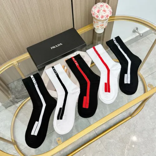 Replica Prada Socks #1447015 $29.00 USD for Wholesale