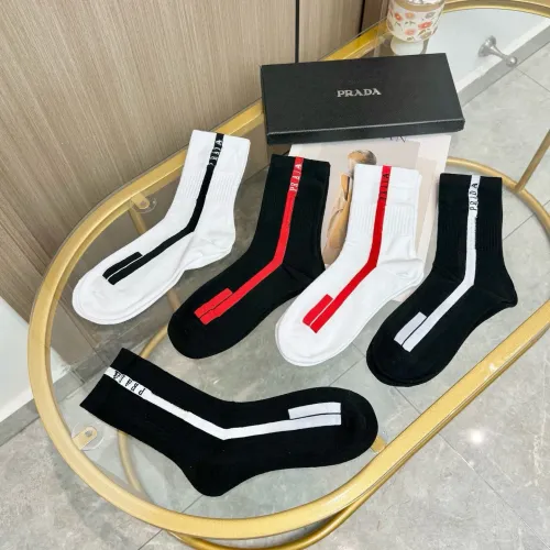 Replica Prada Socks #1447015 $29.00 USD for Wholesale