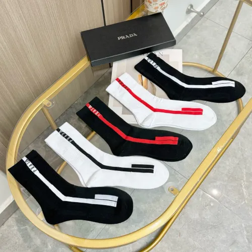 Replica Prada Socks #1447015 $29.00 USD for Wholesale