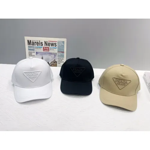 Replica Prada Caps #1447370 $25.00 USD for Wholesale