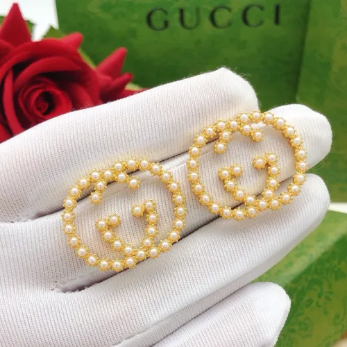 Replica Gucci Earrings For Women #1447409 $27.00 USD for Wholesale