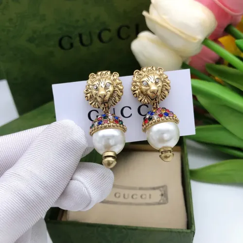 Replica Gucci Earrings For Women #1447413 $29.00 USD for Wholesale