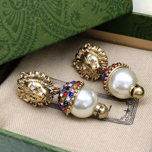 Replica Gucci Earrings For Women #1447413 $29.00 USD for Wholesale