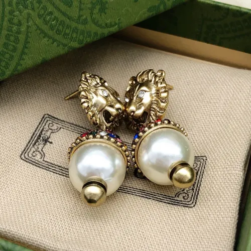 Replica Gucci Earrings For Women #1447413 $29.00 USD for Wholesale