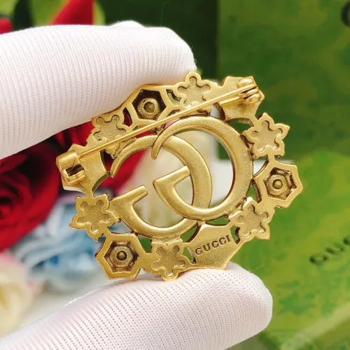 Replica Gucci Brooches For Women #1447426 $29.00 USD for Wholesale
