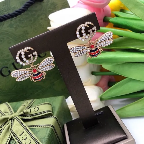 Replica Gucci Earrings For Women #1447428 $29.00 USD for Wholesale