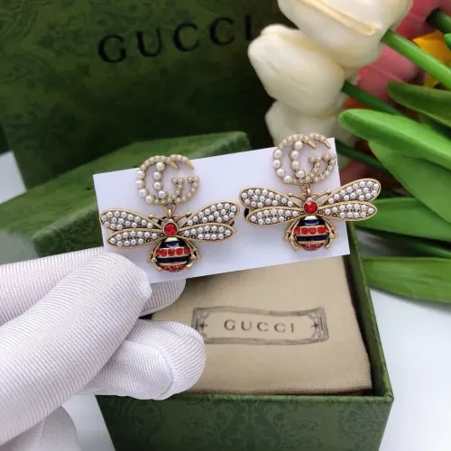 Replica Gucci Earrings For Women #1447428 $29.00 USD for Wholesale