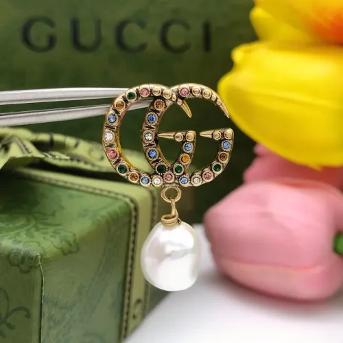 Replica Gucci Earrings For Women #1447434 $27.00 USD for Wholesale
