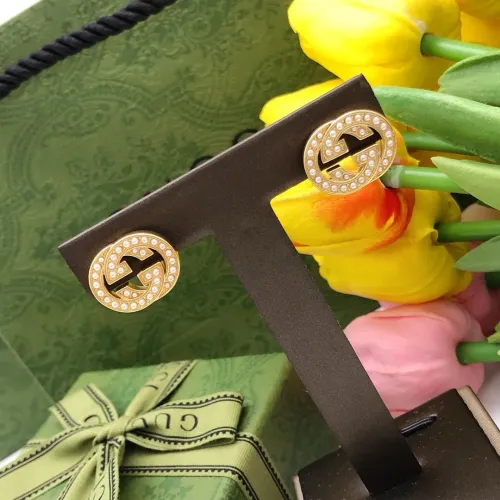 Replica Gucci Earrings For Women #1447449 $25.00 USD for Wholesale