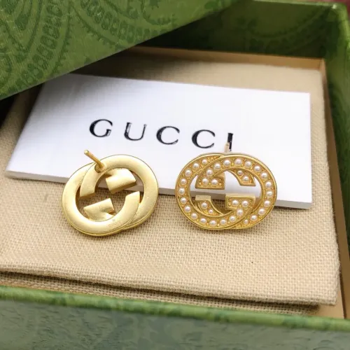 Replica Gucci Earrings For Women #1447449 $25.00 USD for Wholesale