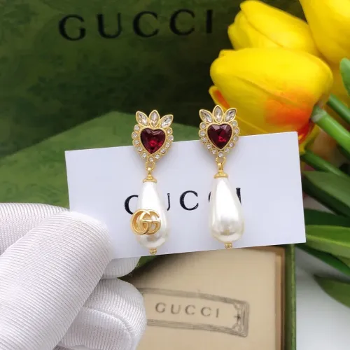 Replica Gucci Earrings For Women #1447454 $25.00 USD for Wholesale