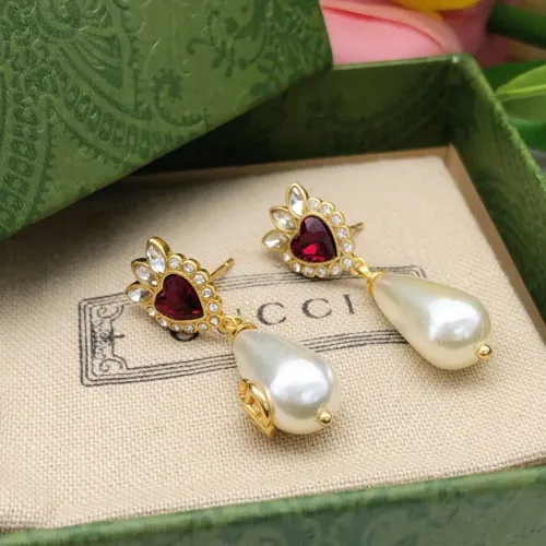 Replica Gucci Earrings For Women #1447454 $25.00 USD for Wholesale