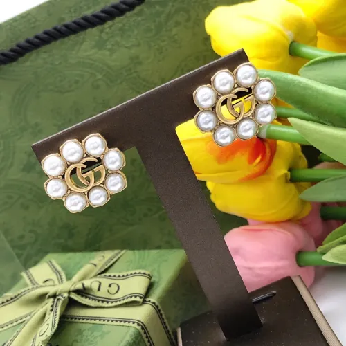 Replica Gucci Earrings For Women #1447460 $27.00 USD for Wholesale