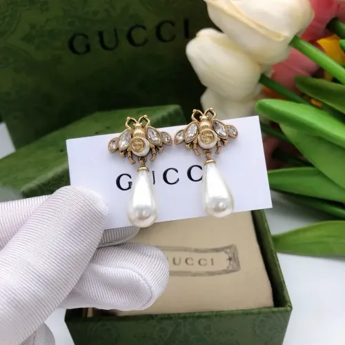 Replica Gucci Earrings For Women #1447473 $27.00 USD for Wholesale