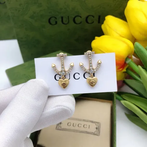 Replica Gucci Earrings For Women #1447475 $25.00 USD for Wholesale