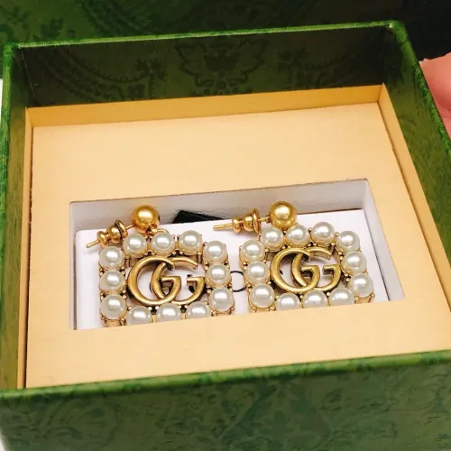 Replica Gucci Earrings For Women #1447481 $25.00 USD for Wholesale