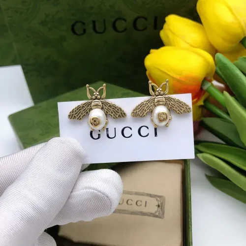 Replica Gucci Earrings For Women #1447485 $25.00 USD for Wholesale