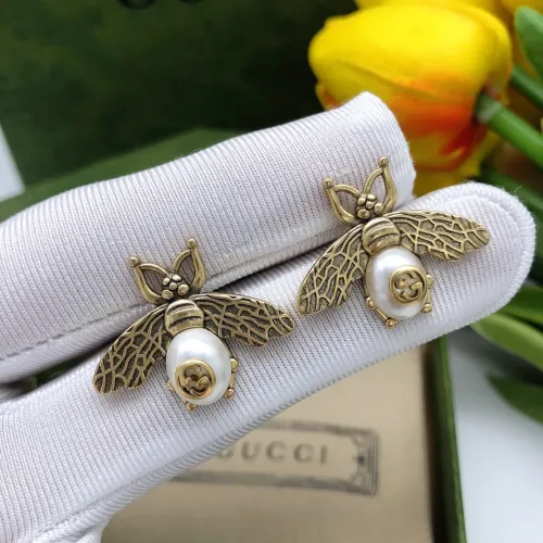 Replica Gucci Earrings For Women #1447485 $25.00 USD for Wholesale