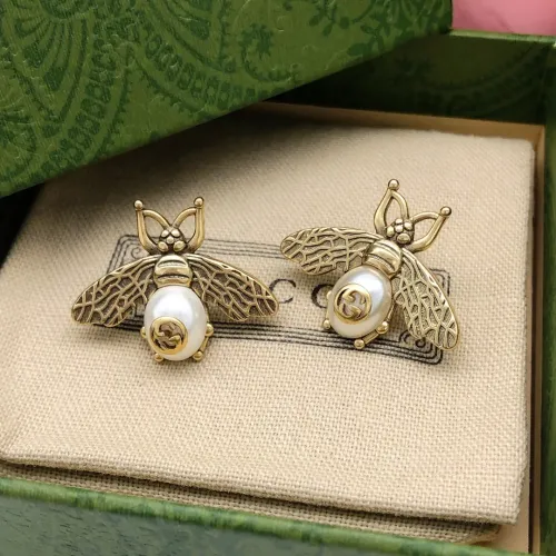 Replica Gucci Earrings For Women #1447485 $25.00 USD for Wholesale