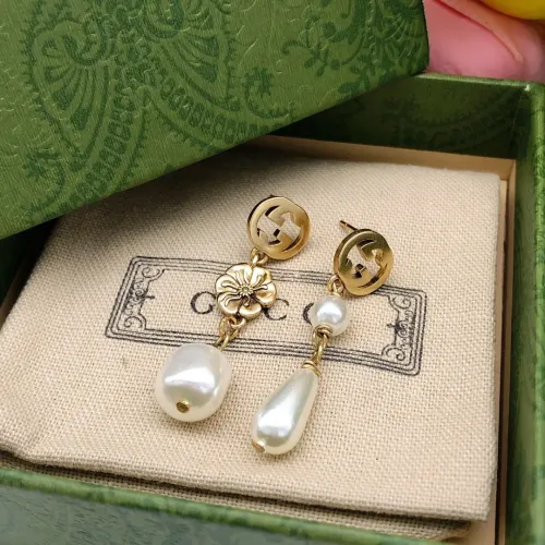 Replica Gucci Earrings For Women #1447489 $27.00 USD for Wholesale