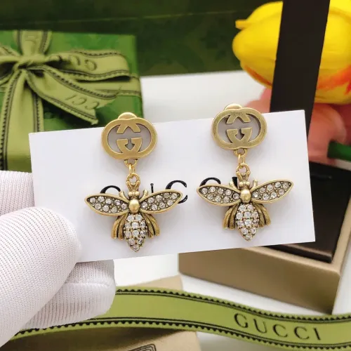 Replica Gucci Earrings For Women #1447497 $25.00 USD for Wholesale