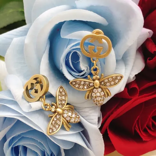 Replica Gucci Earrings For Women #1447497 $25.00 USD for Wholesale