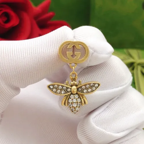 Replica Gucci Earrings For Women #1447497 $25.00 USD for Wholesale