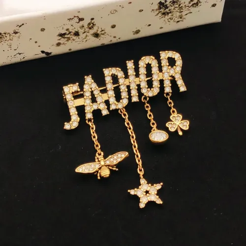 Replica Christian Dior Brooches For Women #1447875 $27.00 USD for Wholesale