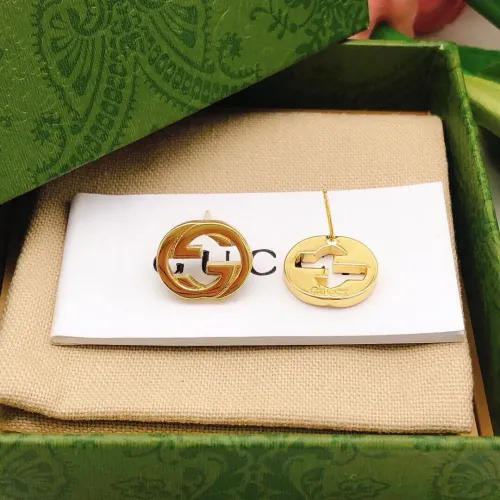 Replica Gucci Earrings For Women #1447915 $25.00 USD for Wholesale