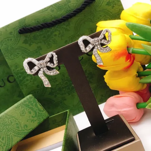 Replica Gucci Earrings For Women #1447918 $25.00 USD for Wholesale
