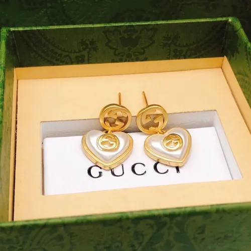 Replica Gucci Earrings For Women #1447922 $25.00 USD for Wholesale
