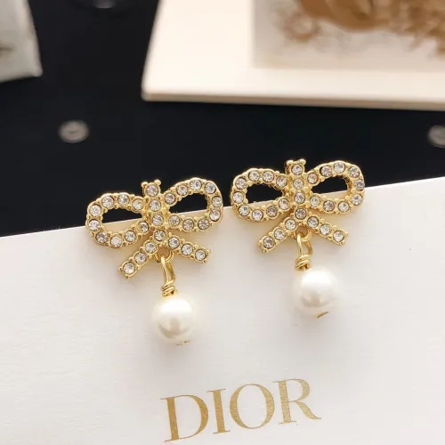 Replica Christian Dior Earrings For Women #1447942 $25.00 USD for Wholesale