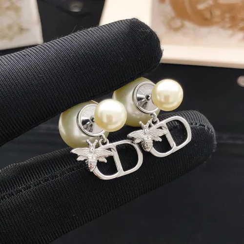 Replica Christian Dior Earrings For Women #1447945 $25.00 USD for Wholesale