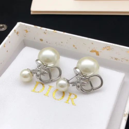 Replica Christian Dior Earrings For Women #1447945 $25.00 USD for Wholesale