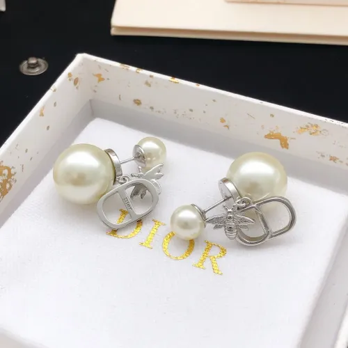 Replica Christian Dior Earrings For Women #1447945 $25.00 USD for Wholesale