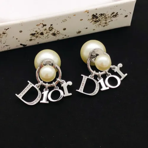 Replica Christian Dior Earrings For Women #1447947 $27.00 USD for Wholesale