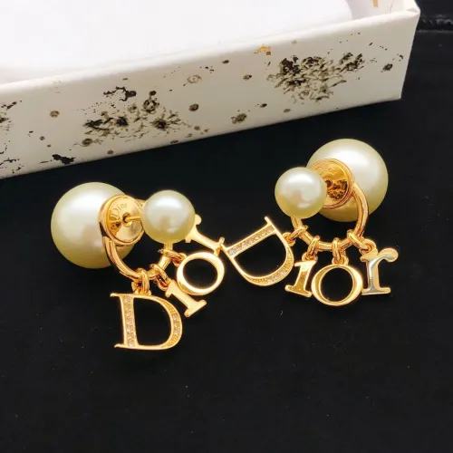 Replica Christian Dior Earrings For Women #1447948 $27.00 USD for Wholesale