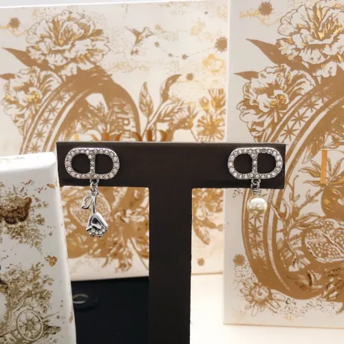 Replica Christian Dior Earrings For Women #1447950 $27.00 USD for Wholesale