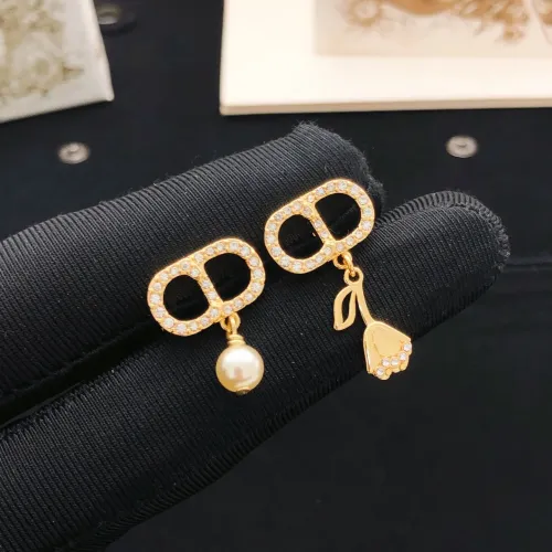Replica Christian Dior Earrings For Women #1447951 $27.00 USD for Wholesale