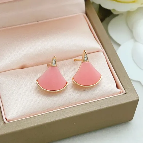 Replica Bvlgari Earrings For Women #1448006 $32.00 USD for Wholesale