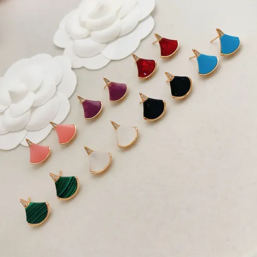 Replica Bvlgari Earrings For Women #1448008 $32.00 USD for Wholesale