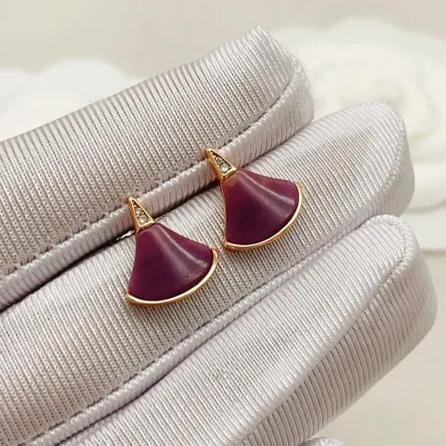 Replica Bvlgari Earrings For Women #1448009 $32.00 USD for Wholesale
