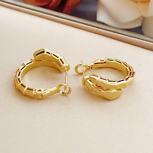 Replica Bvlgari Earrings For Women #1448017 $29.00 USD for Wholesale