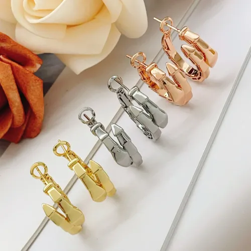 Replica Bvlgari Earrings For Women #1448017 $29.00 USD for Wholesale