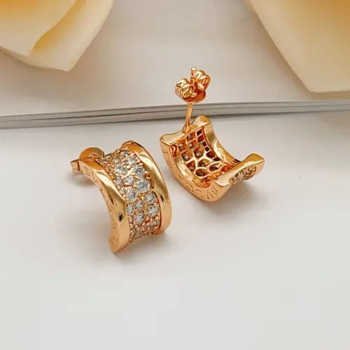 Replica Bvlgari Earrings For Women #1448021 $34.00 USD for Wholesale